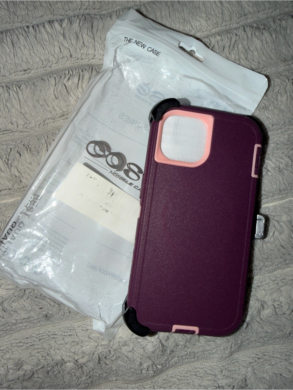Unbranded Plum and Pink Protective Phone Case